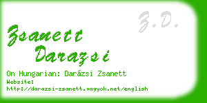 zsanett darazsi business card