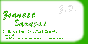 zsanett darazsi business card